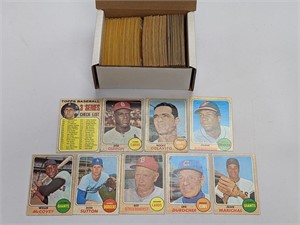 1968 Topps Baseball (Apprx 250 Cards - With HOF)