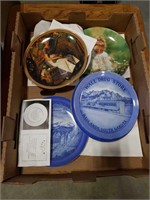 Norman Rockwell and wall drug plates