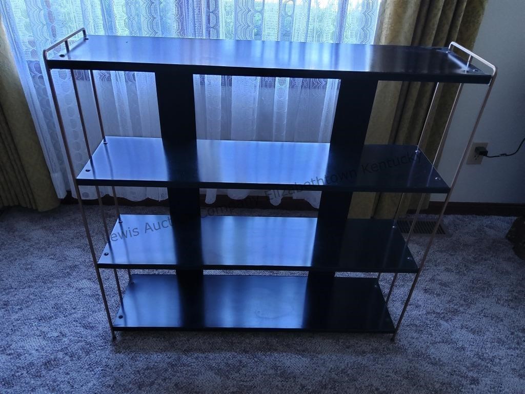 Black and gold metal Shelf