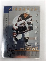 1997-98 PINNACLE BE A PLAYER RICK TOCCHET AUTO