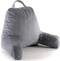 CHEER COLLECTION KIDS READING PILLOW GREY $40