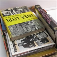 BOOK LOT BIG BANDS-SILENT SCREEN STARS-TRAINS &