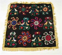 EMBROIDERED SILK SUZANI TAPESTRY