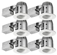 4 in. Construction /Remodel Recessed Kit (6-Pack)
