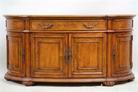 VINTAGE RED ELM SIDEBOARD CABINET