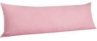 Pink Body Pillowcase For Adults Pregnant Women,