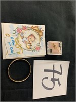 BABY BRACELET, NECKLACE AND RING