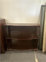 Mahogany Two tier bookshelves