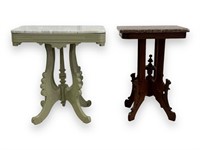 Eastlake Marble Top Tables (2)