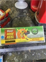 Unopened steel hose reel