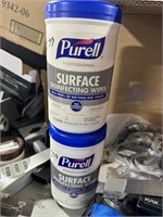 Lot of 2 purell surface disinfecting wipes