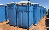 10- Blue Portable Toilets