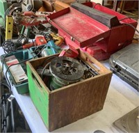 Lot of Tools, Router & Cutters, and Drills.