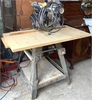 Large Craftsman Radial-Arm Saw w/Base.