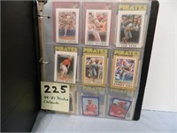 Album w/ (30) 1985-87 Pirates Cards