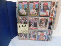 Album w/ 600+ Late 1980's Cards - Multiples Of -