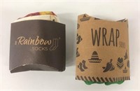 Wrap and Rainbow Sock Sets ~ Men's Sizes