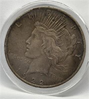 OF) 1922 peace dollar VF