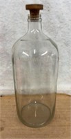 C13) VINTAGE DURAGLAS ONE GALLON JUG WITH CORK