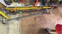Several pipe clamps