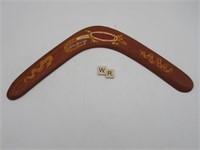 HAND PAINTED BOOMERANG