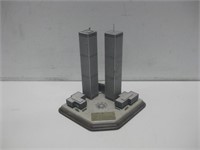 8.5" George Bush Twin Towers Art Statue