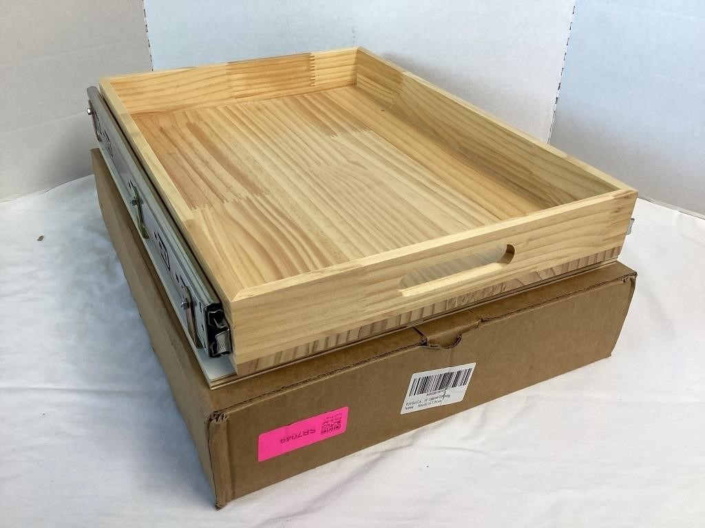 New Wood Pull Out Cabinet Drawer for 18" Cabinet
