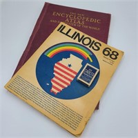 Encyclopedic Atlas & Vintage Illinios Magazine
