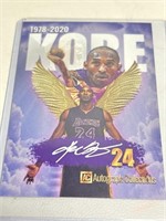 Kobe Bryant Autograph Collections Tribute Card