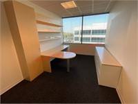 Steelcase Desk & 6 Drawer Legal File Cabinet