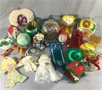 Vintage Handmade/Satin Christmas Ornaments