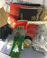 Vintage Christmas Wrap/Bags, Gift Boxes