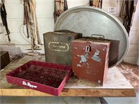 Dr Pepper Crate / Metal Container Boxes / Tray