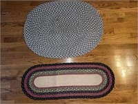 Two Braided Rugs