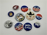 Antique political campaigns buttons