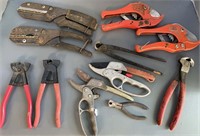 Assorted Hose Cutters & Nippers