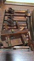 15 ANTIQUE WOOD WORKING TOOLS