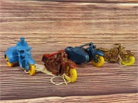 Lot of (4) Vintage Toy Motorcycles