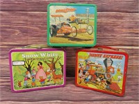 Lot of (3) Vintage Lunch Boxes