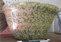 Green Spatterware Bowl