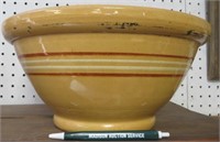 Yelloware Banded Bowl