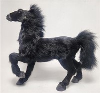 Handmade Horse Made with Fur Figurine LotB