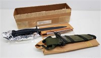 Imperial M7 M16 Bayonet & Scabbard, NIB