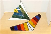 SELECTION OF STAINED GLASS KITES