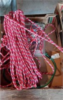 STRETCH CORDS AND NEW ROPE- 
CONTENTS OF BOX LOT