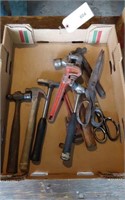 HAMMERS- PIPE WRENCH- LARGE SCISSORS