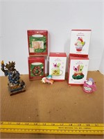 Hallmark Keepsake Ornaments In Boxes 5, 2 No Box