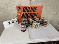 Budweiser Beer Stein Lot