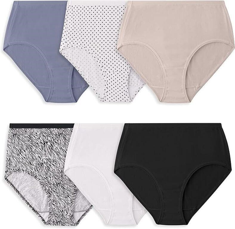 Fruit of the Loom Cotton Briefs - Size 6 / 6Pk