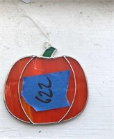 stained glass looking pumpkin